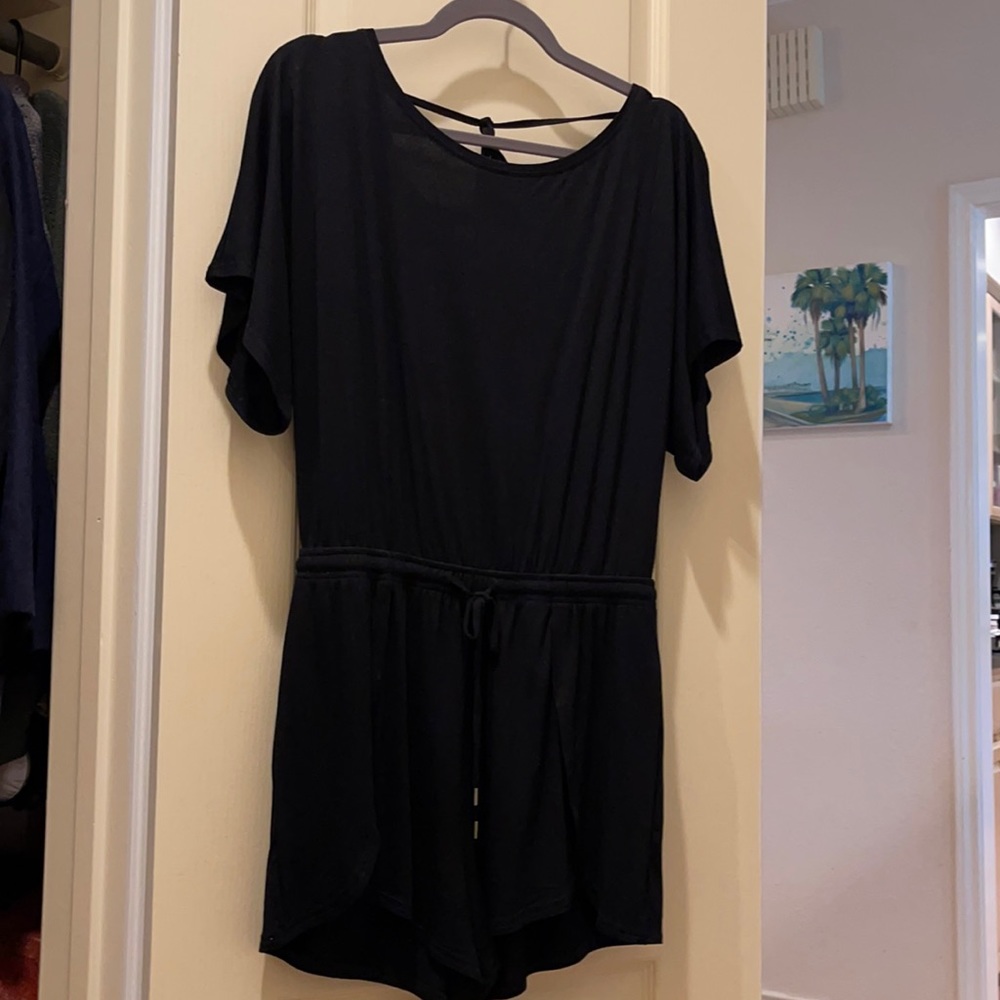 Gap slub knit romper petite small NWOT